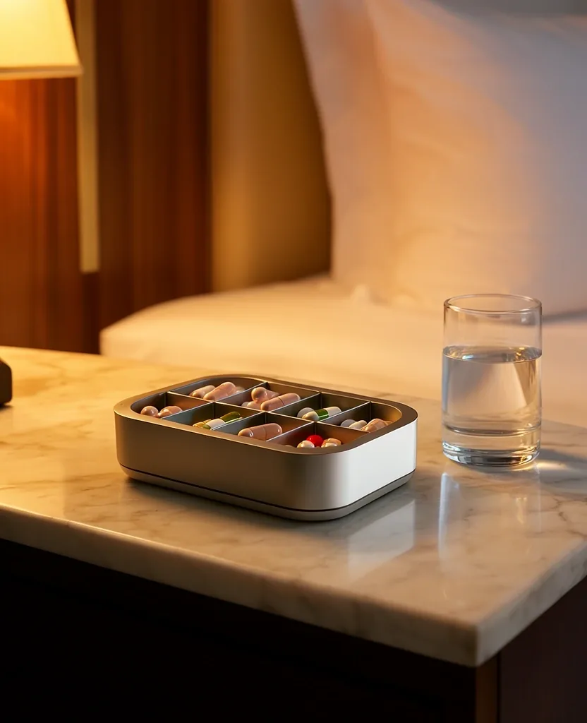 Travel wellness routine